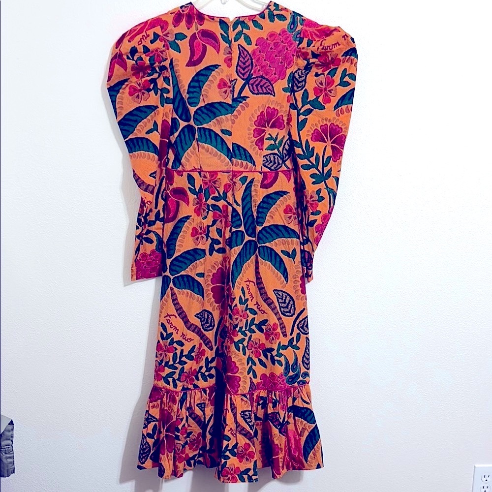 FARM Rio Multicolor Floral Long Sleeve Dress - Picture 3 of 11